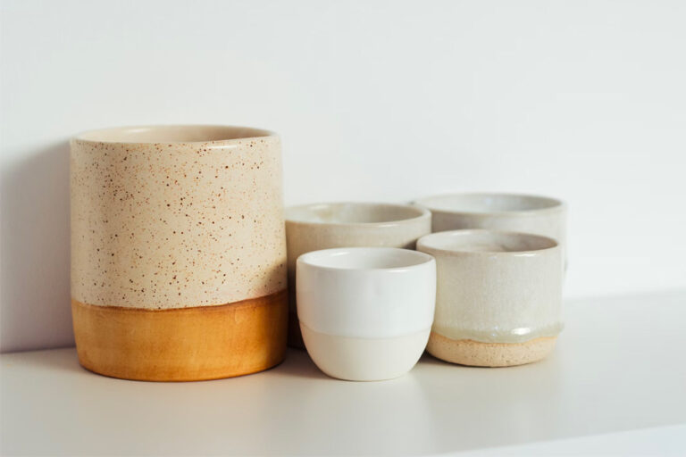 Earthy handmade mugs and cups