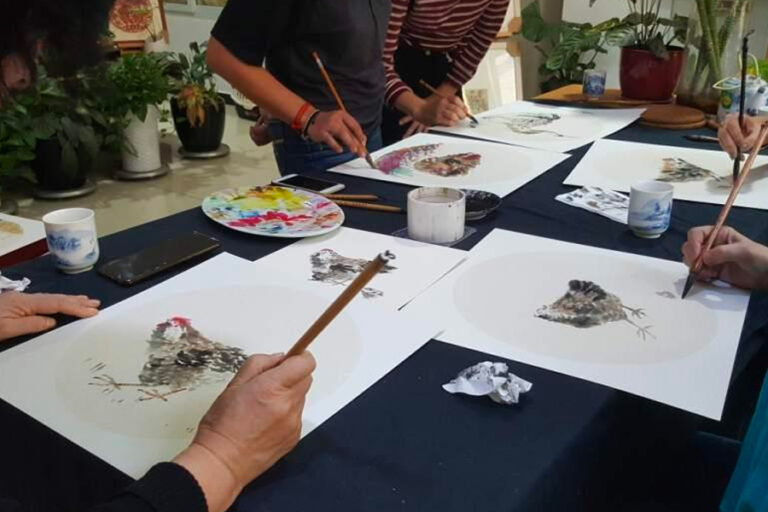 Chinese Ink Painting Workshop workshop at Art Journey Taipei